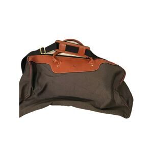 Continental Canvas Leather Tote Gym Bag  20"x12"x8"